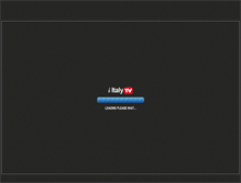 Tablet Screenshot of i-italytv.com